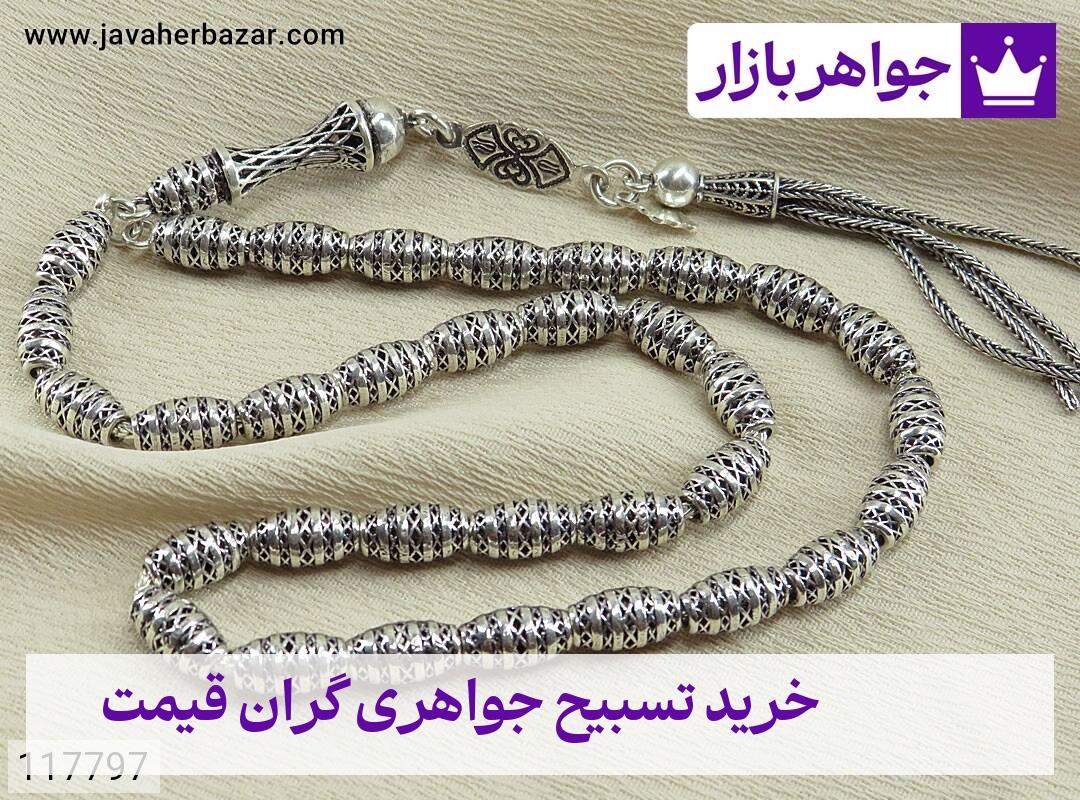 عکس خرید تسبیح جواهری گران قیمت