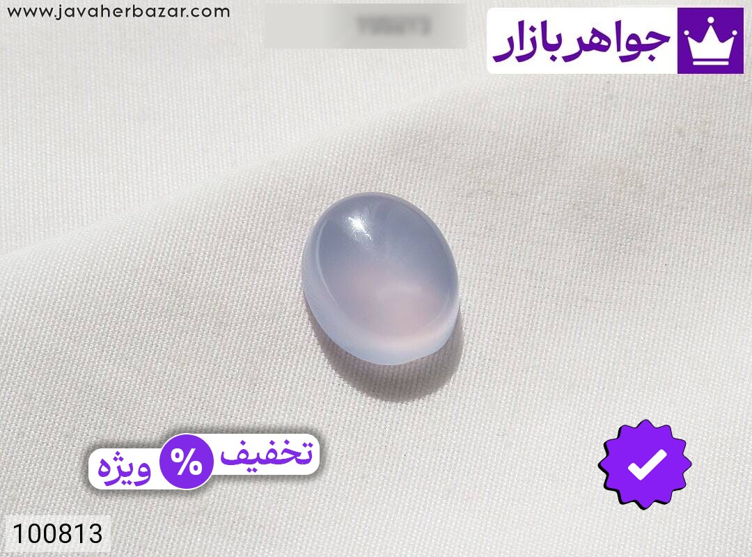 نگین عقیق یمنی کبود جذاب