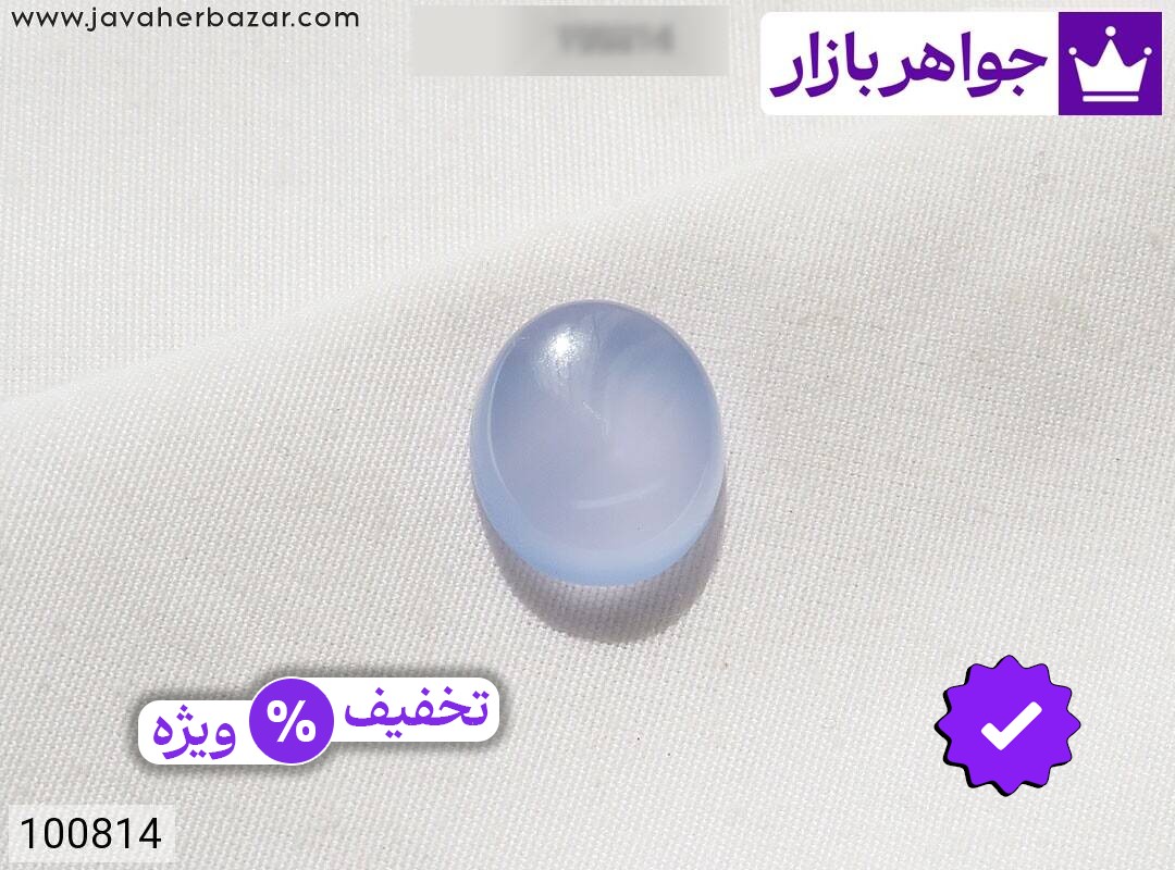نگین عقیق یمنی کبود ارزشمند