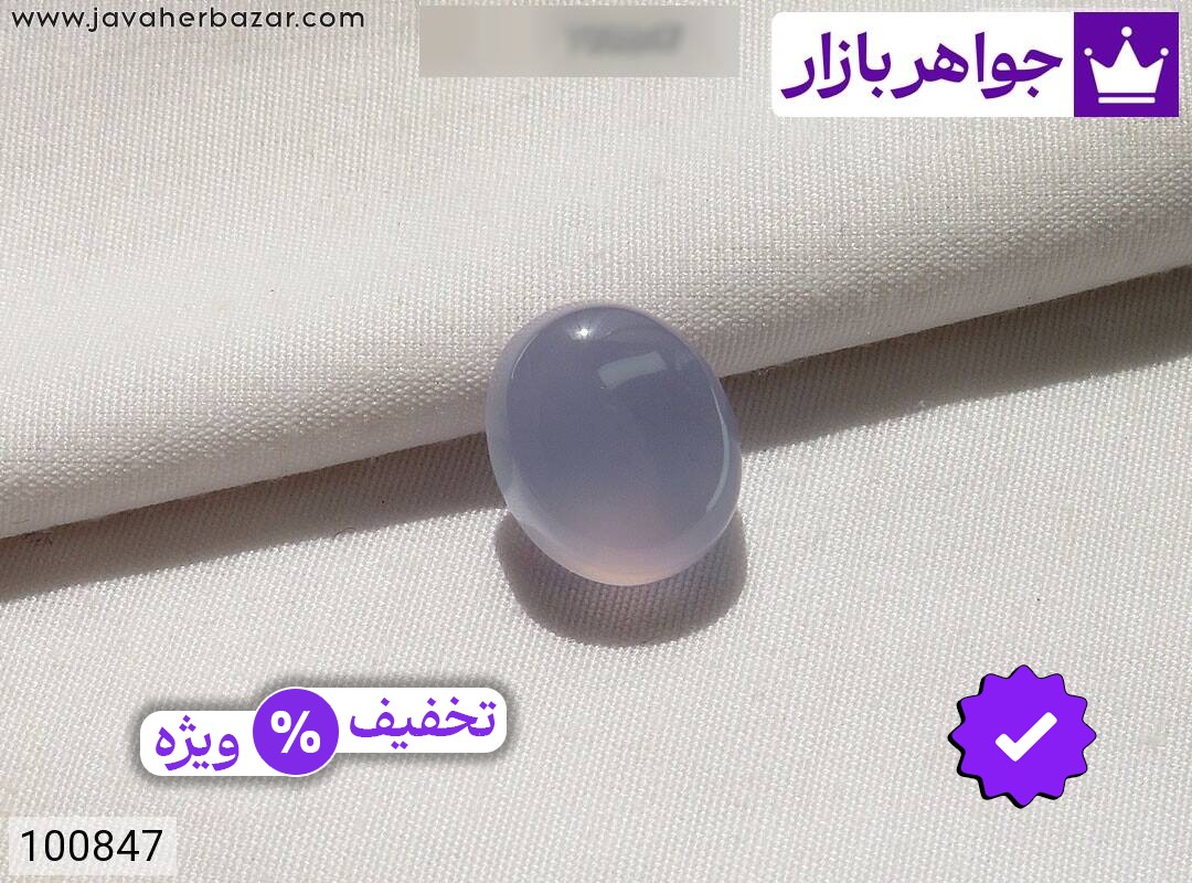 نگین عقیق یمنی کبود زیبا