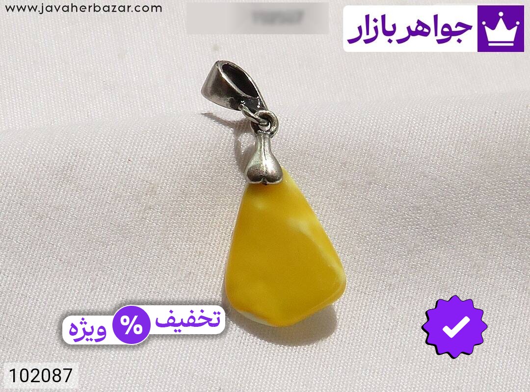 مدال کهربا بولونی لهستان زرد