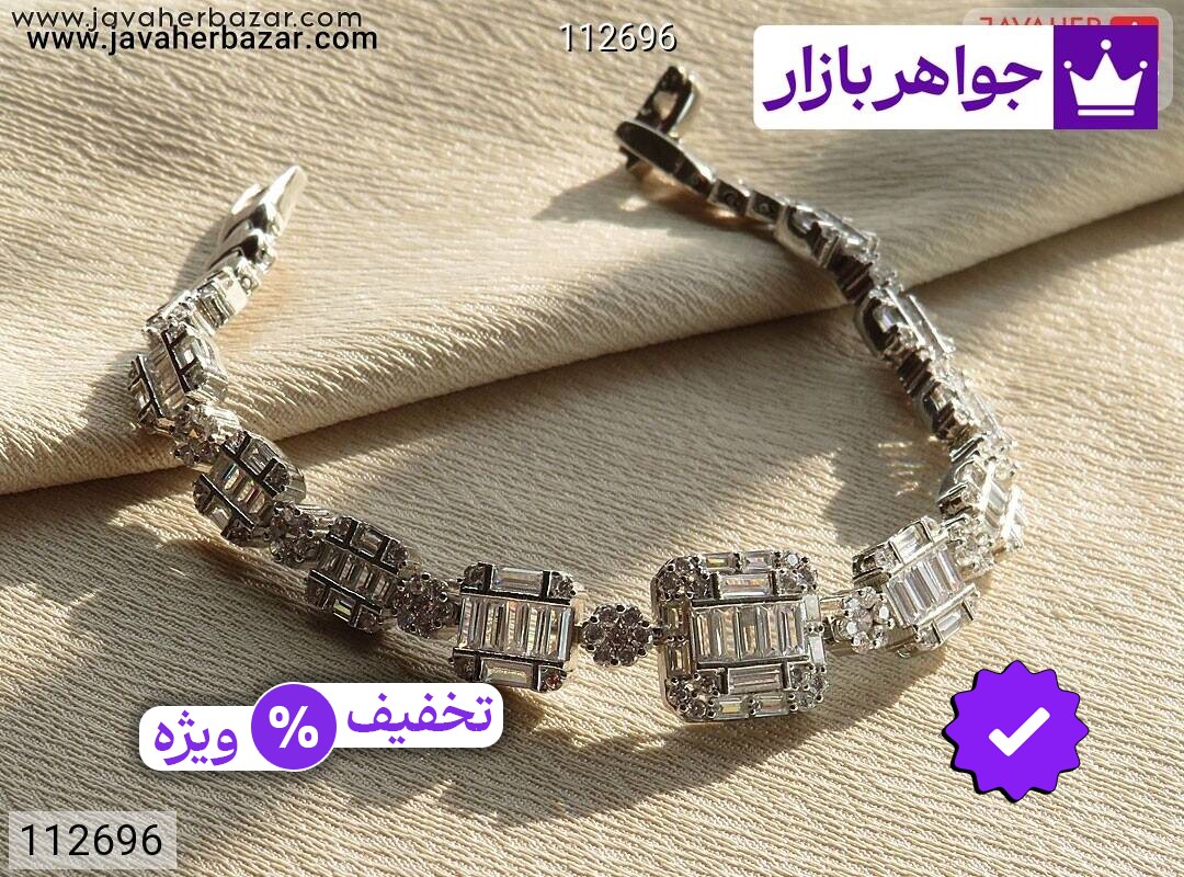 دستبند نقره طرح پرنسس زیبا زنانه