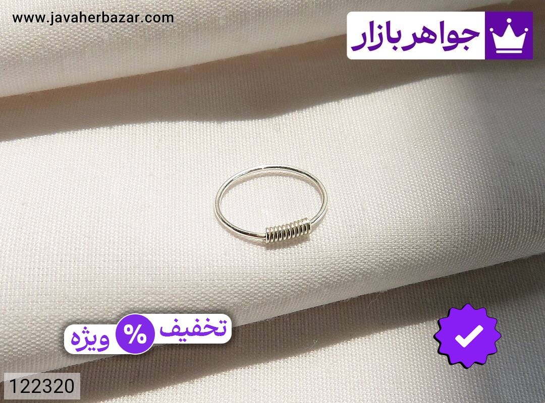 پرسینگ نقره بینی حلقه ای زنانه ظریف