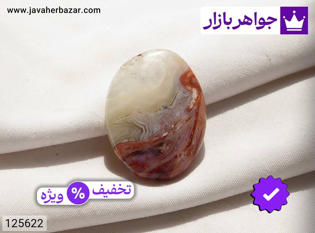 نگین عقیق خوش طرح