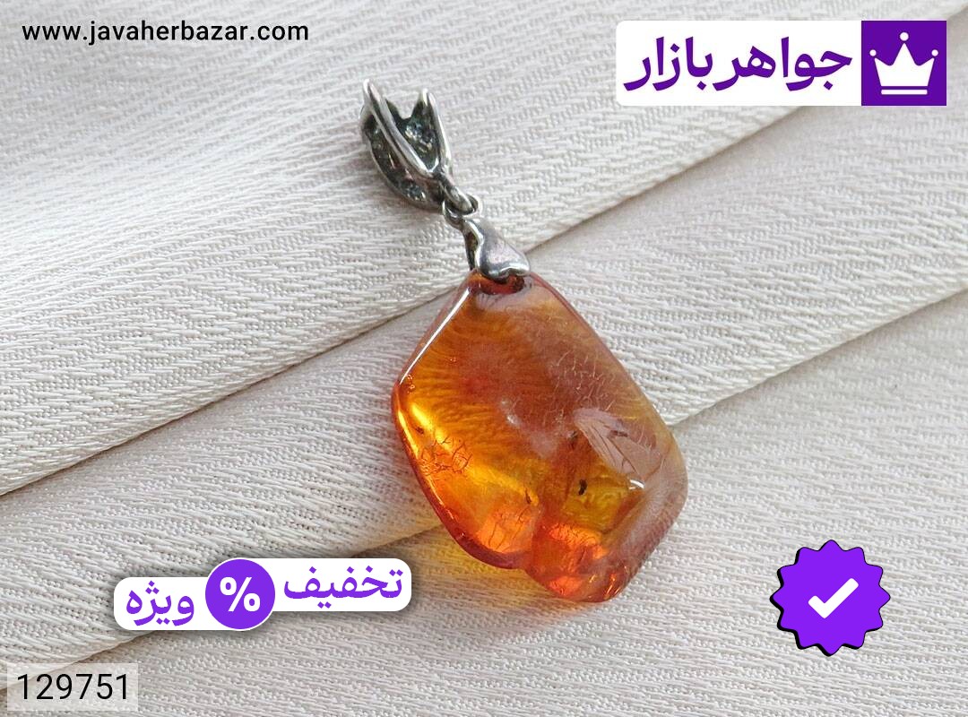 مدال کهربا بولونی لهستان حشره ای مدال نقره کهربا بولونی لهستان حشره ای