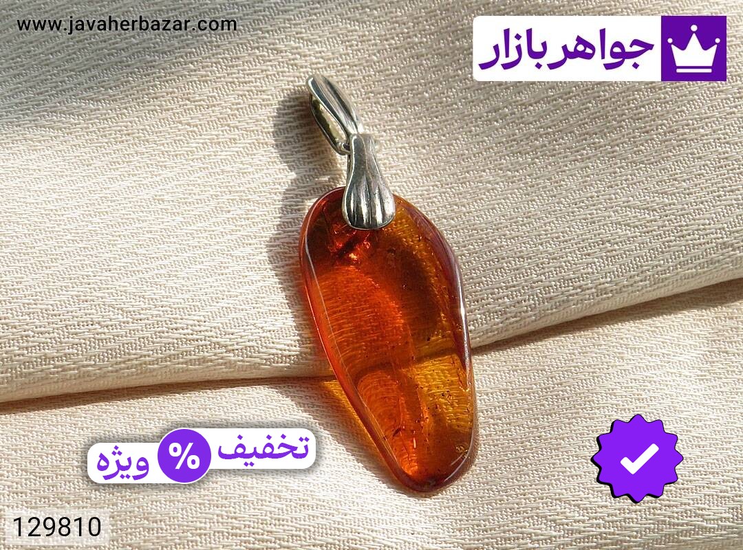 مدال کهربا بولونی لهستان مدال نقره کهربا بولونی لهستان حشره ای شفاف