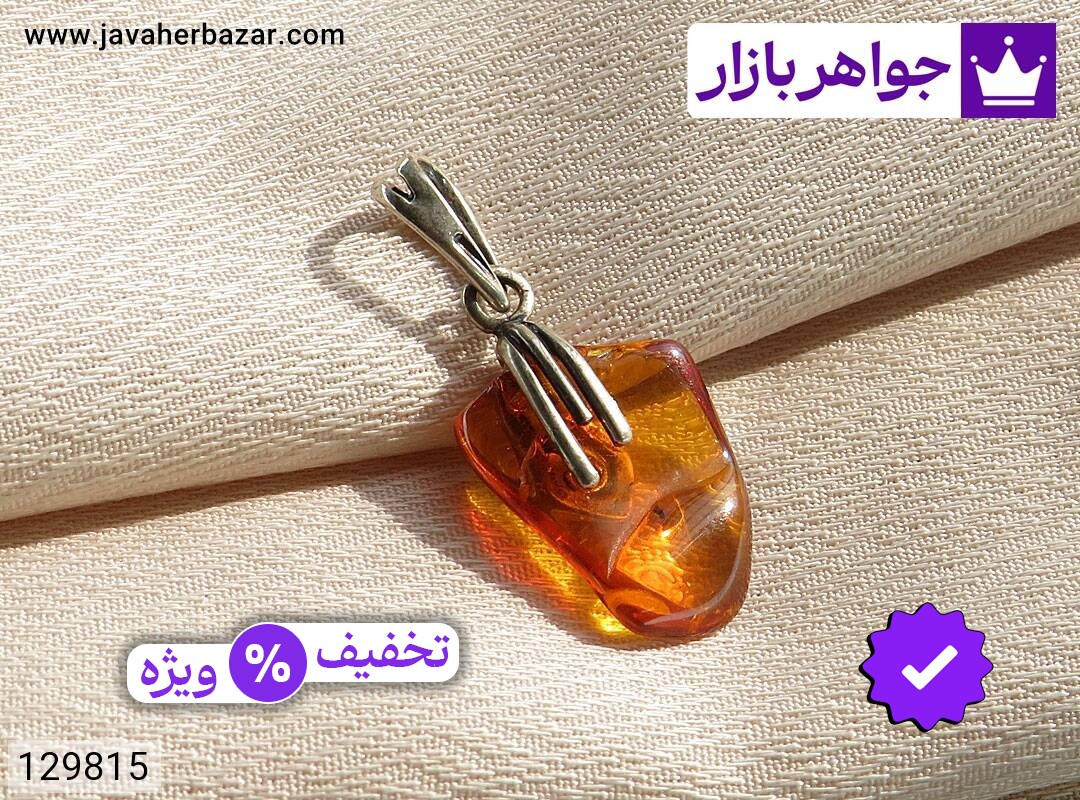 مدال نقره کهربا بولونی لهستان حشره ای شیک