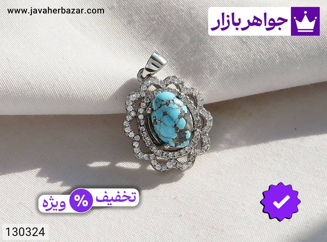 مدال نقره فیروزه نیشابوری طرح نورا زنانه