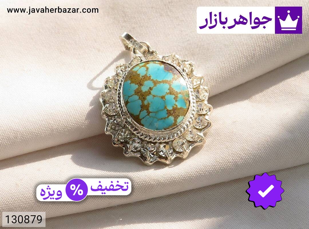 مدال نقره فیروزه نیشابوری خوشرنگ زنانه