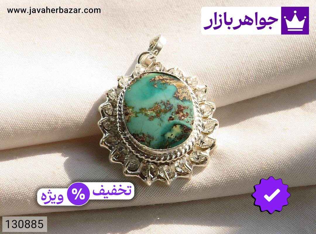 مدال نقره فیروزه نیشابوری خوشرنگ زنانه