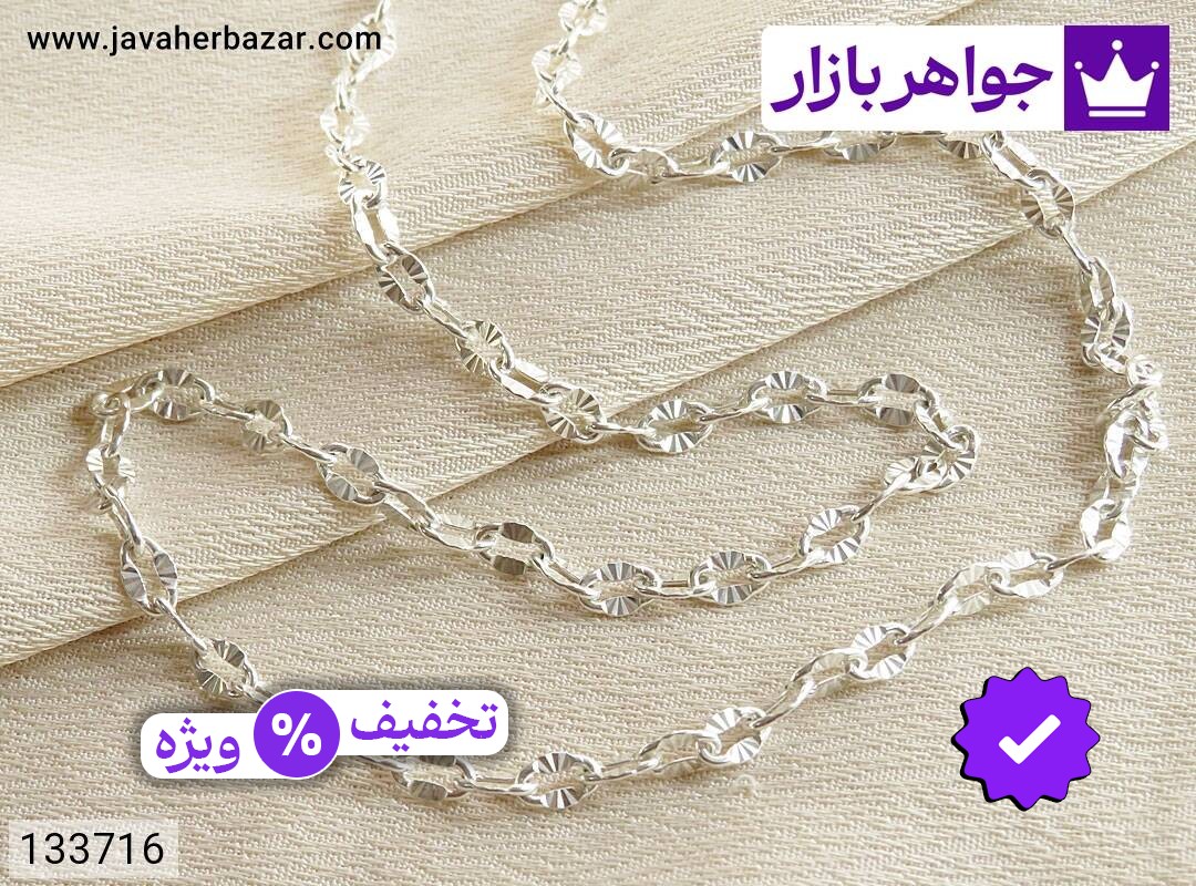 زنجیر نقره 45 سانتی جذاب زنانه