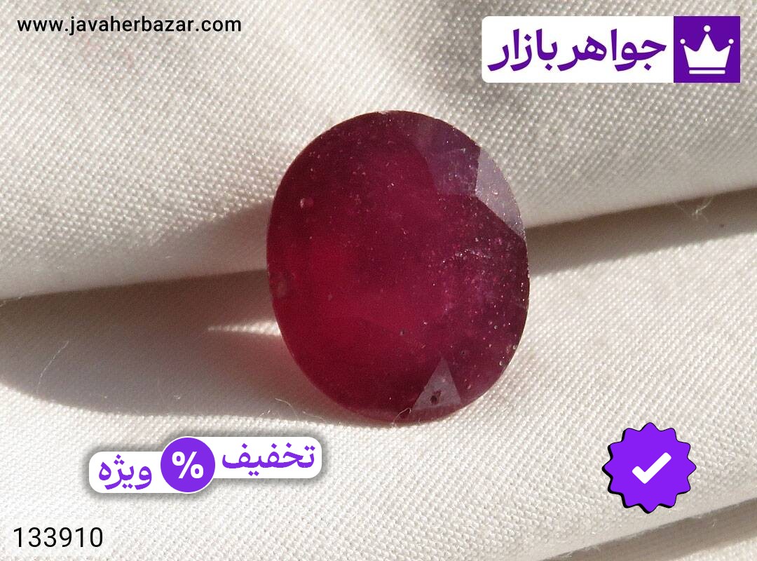 نگین یاقوت آفریقایی قرمز زیبا