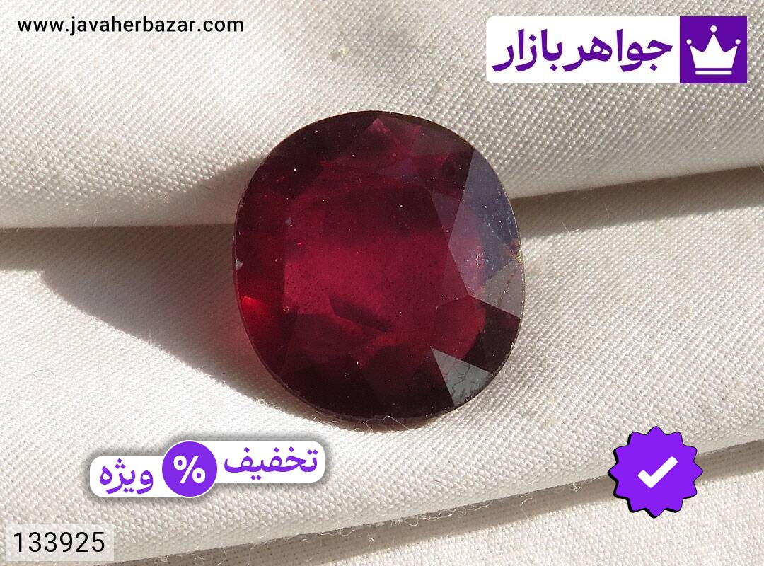 نگین یاقوت آفریقایی قرمز ارزشمند