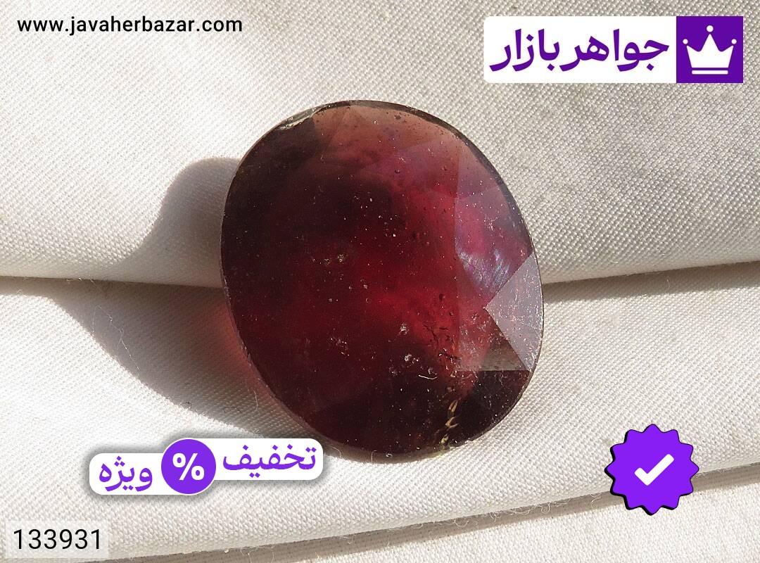 نگین یاقوت آفریقایی قرمز فاخر