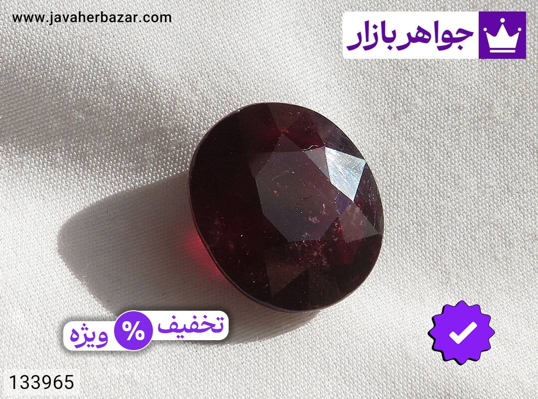 نگین یاقوت آفریقایی قرمز لوکس
