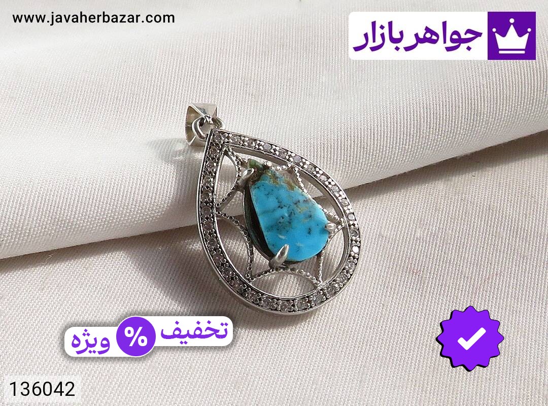 مدال نقره فیروزه نیشابوری جذاب زنانه