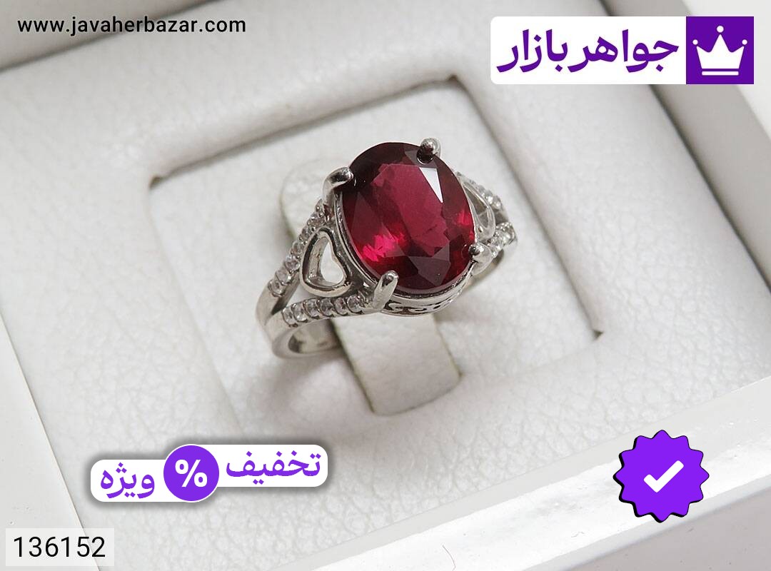 انگشتر نقره ردلایت لاکچری زنانه