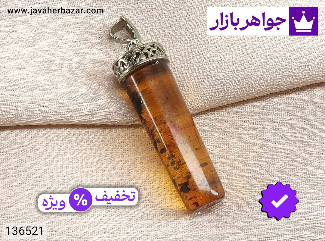 مدال نقره کهربا بولونی لهستان لوکس