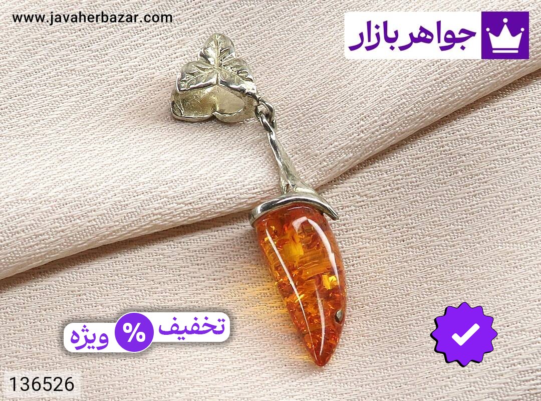 مدال نقره کهربا بولونی لهستان طرح عاج