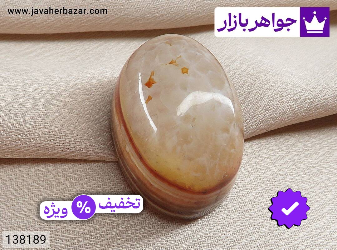 نگین عقیق درشت دامله جذاب
