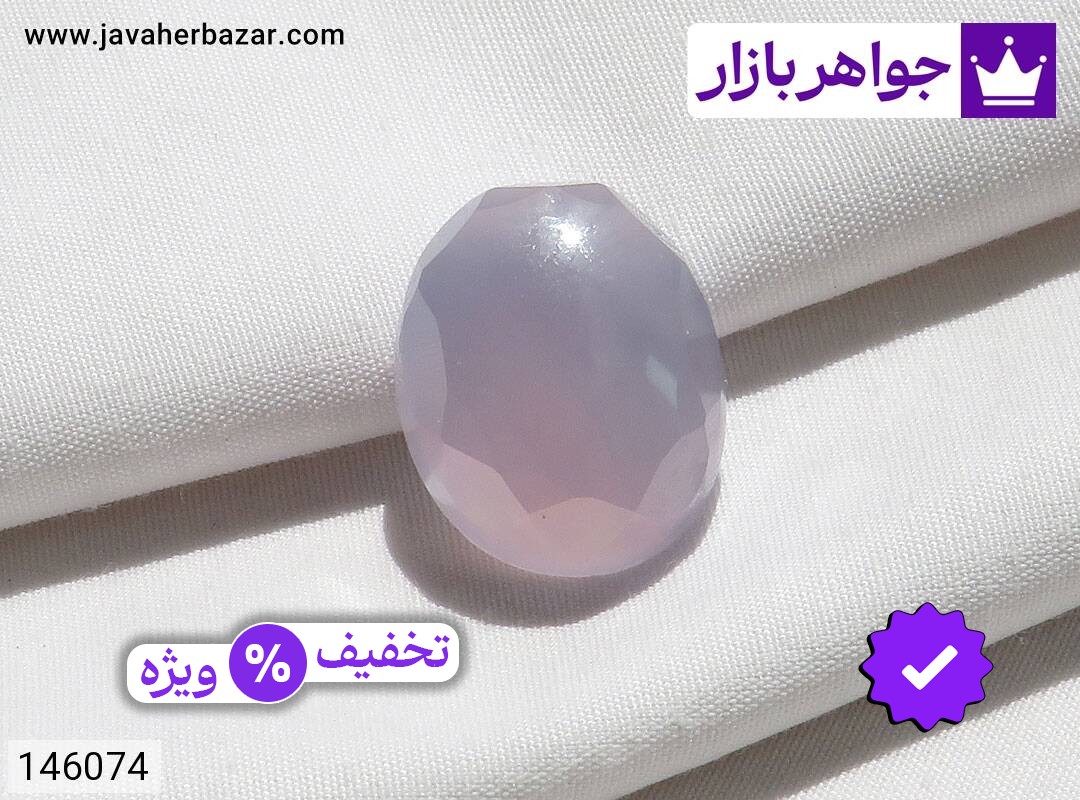 نگین عقیق یمنی کبود خوش تراش