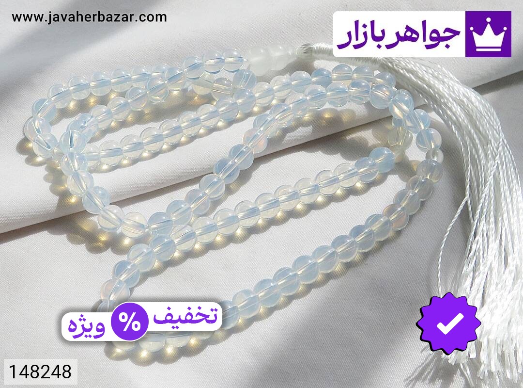 تسبیح سنتاتیک زیبا طرح اپال 101 دانه
