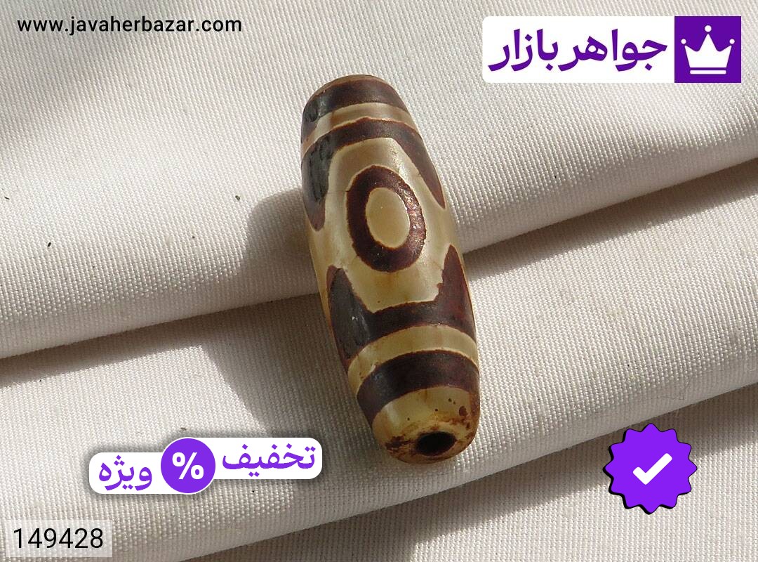نگین عقیق تبتی خوش طرح
