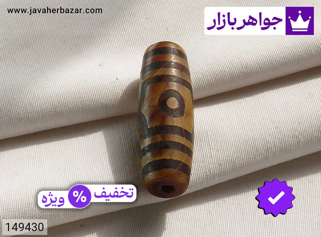 نگین عقیق تبتی خوش طرح