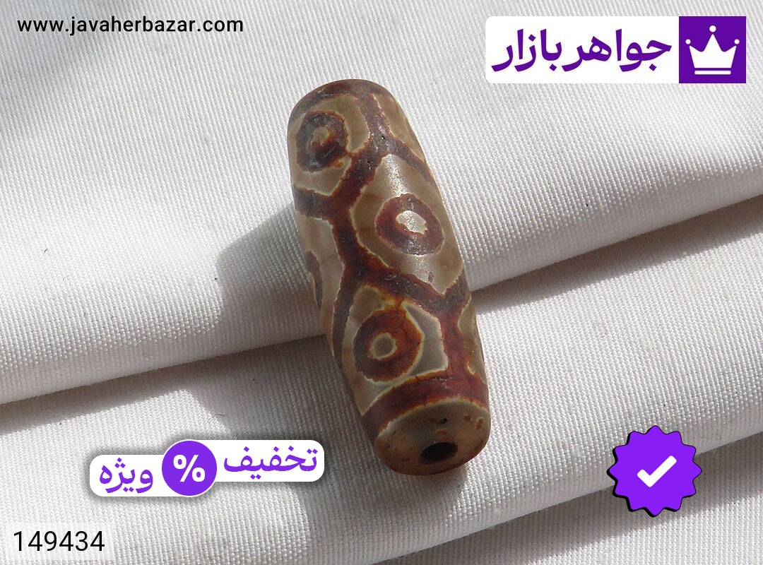 نگین عقیق تبتی خوش طرح