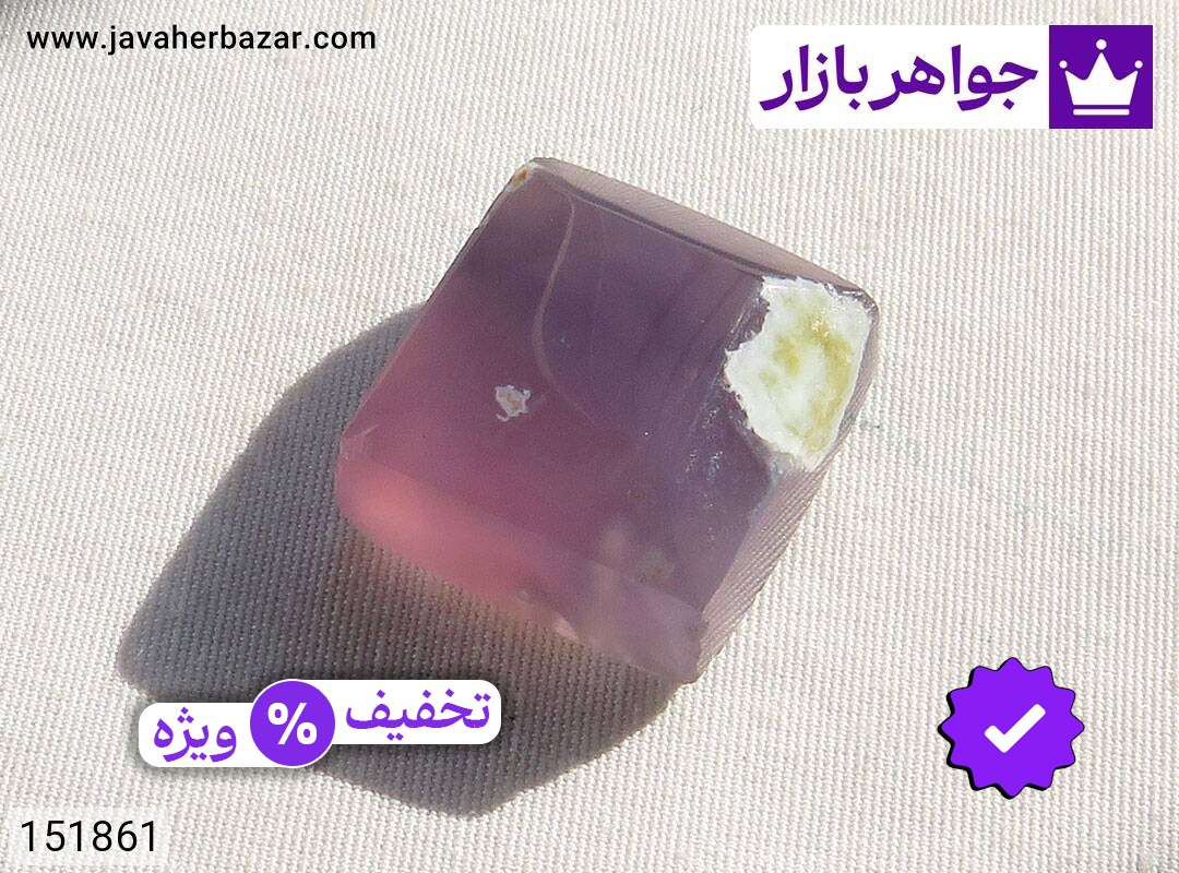 نگین عقیق کبود خوش رنگ