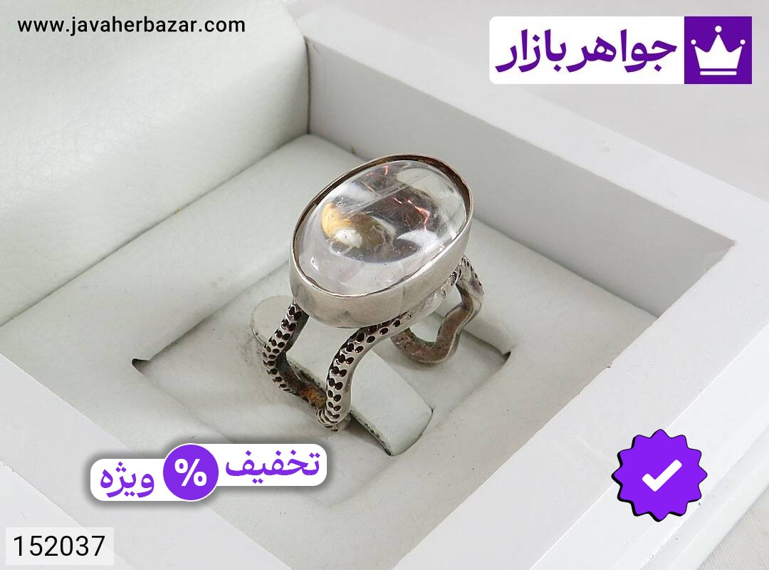 انگشتر نقره فری سایز با نگین در نجف یک کار خاص و جذاب