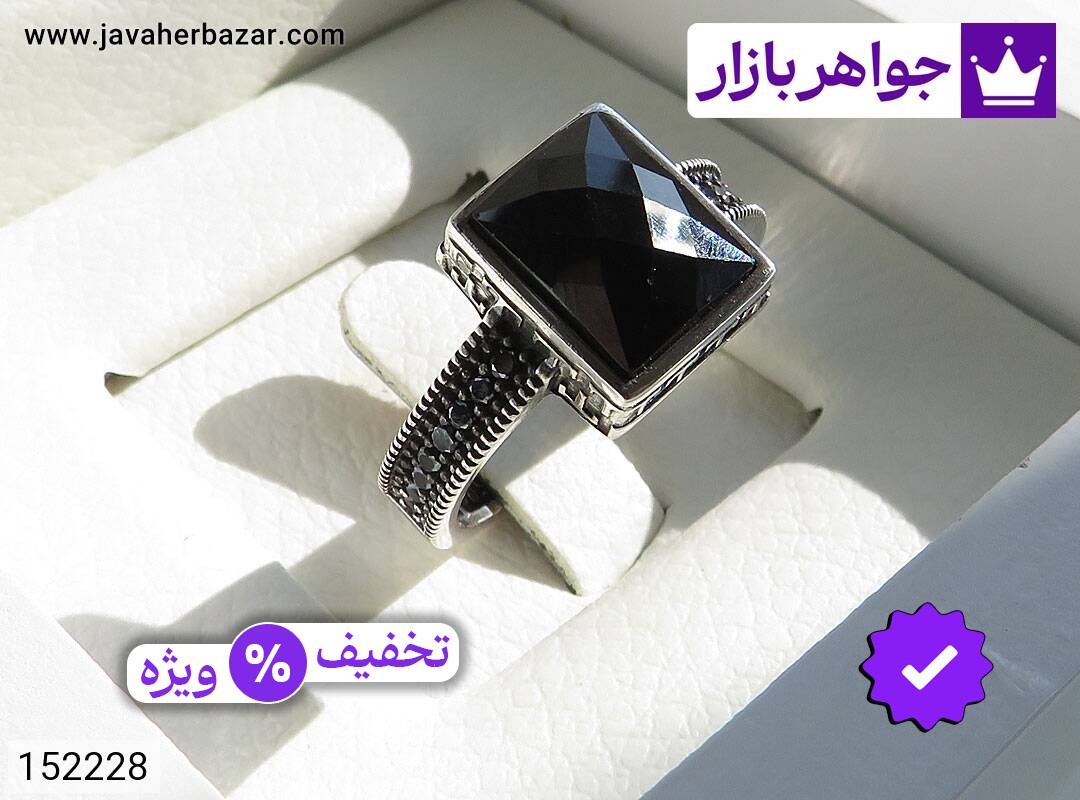 انگشتر انیکس مردانه میکروستینگ انگشتر نقره انیکس مردانه میکروستینگ