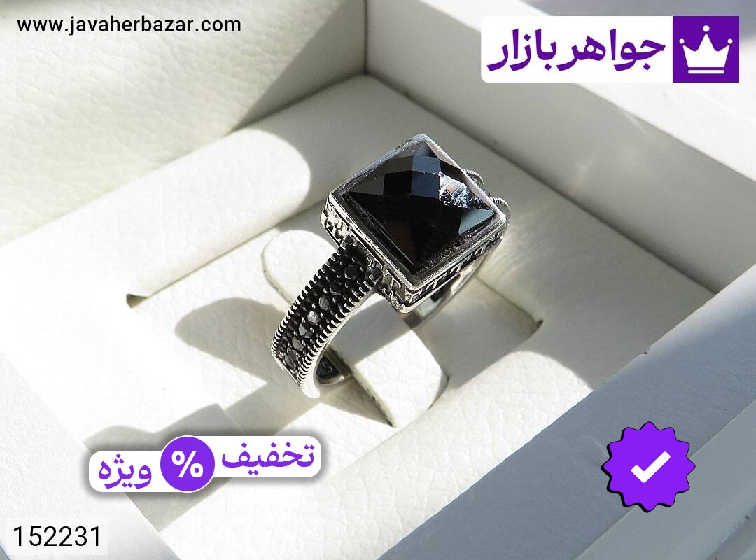 انگشتر انیکس مردانه میکروستینگ انگشتر نقره انیکس مردانه میکروستینگ