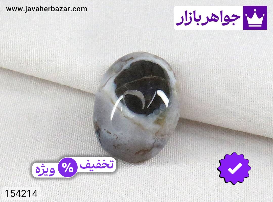 نگین عقیق سلیمانی باباقوری زیبا