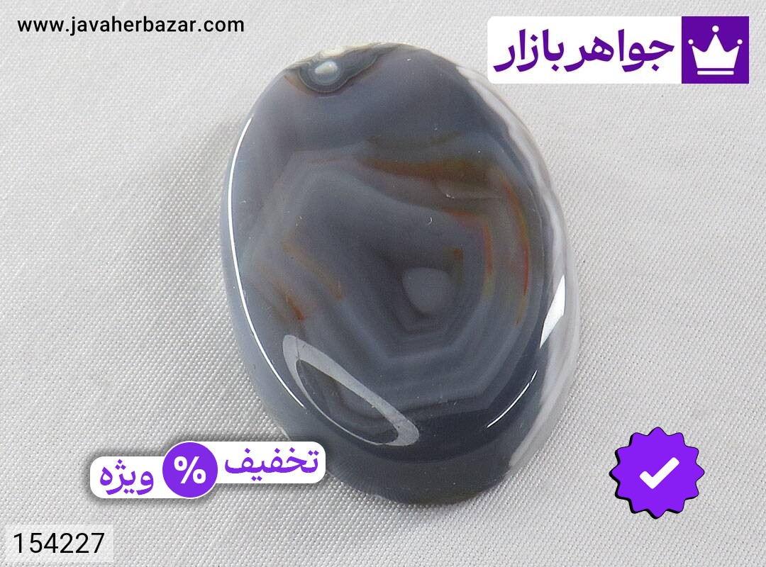 نگین عقیق درشت و خوش نقش