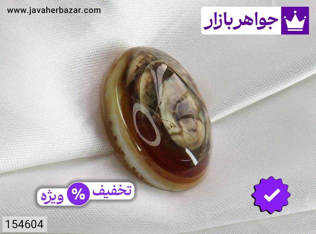 نگین عقیق سلیمانی درشت و زیبا