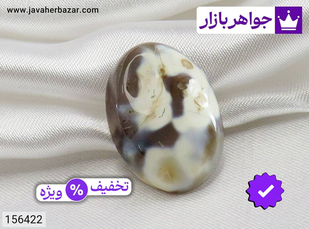 نگین عقیق سلیمانی تصویر دار زیبا