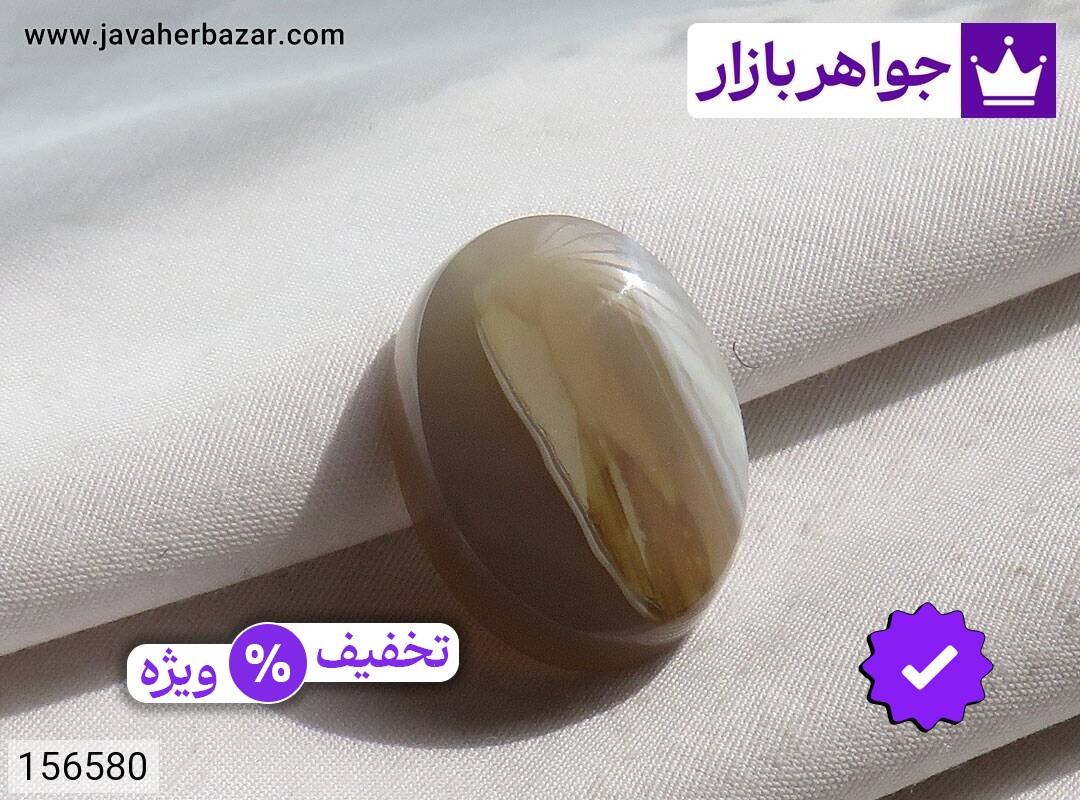 نگین عقیق خوش طرح