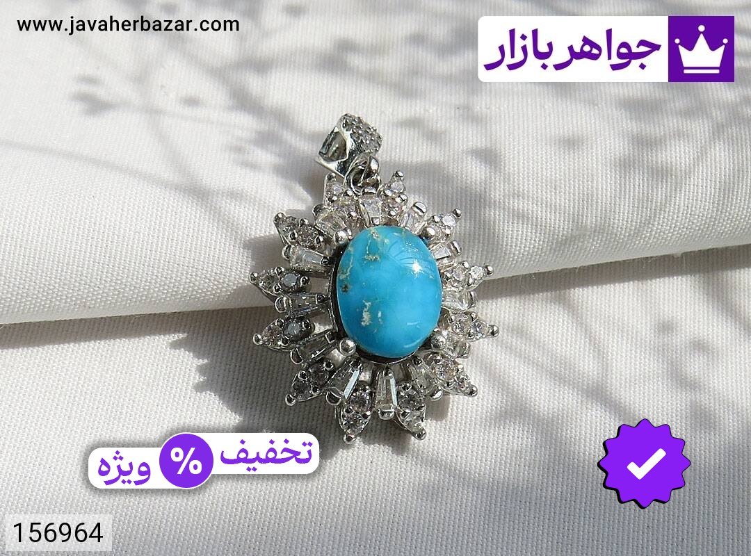 مدال نقره فیروزه نیشابوری طرح دریا زنانه