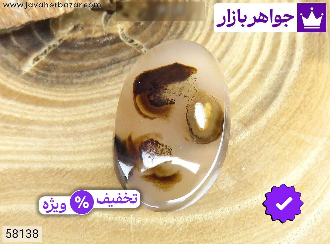 نگین عقیق شجر خوش نقش