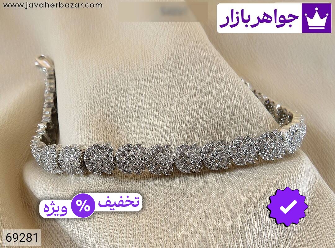 دستبند نقره لوکس زنانه