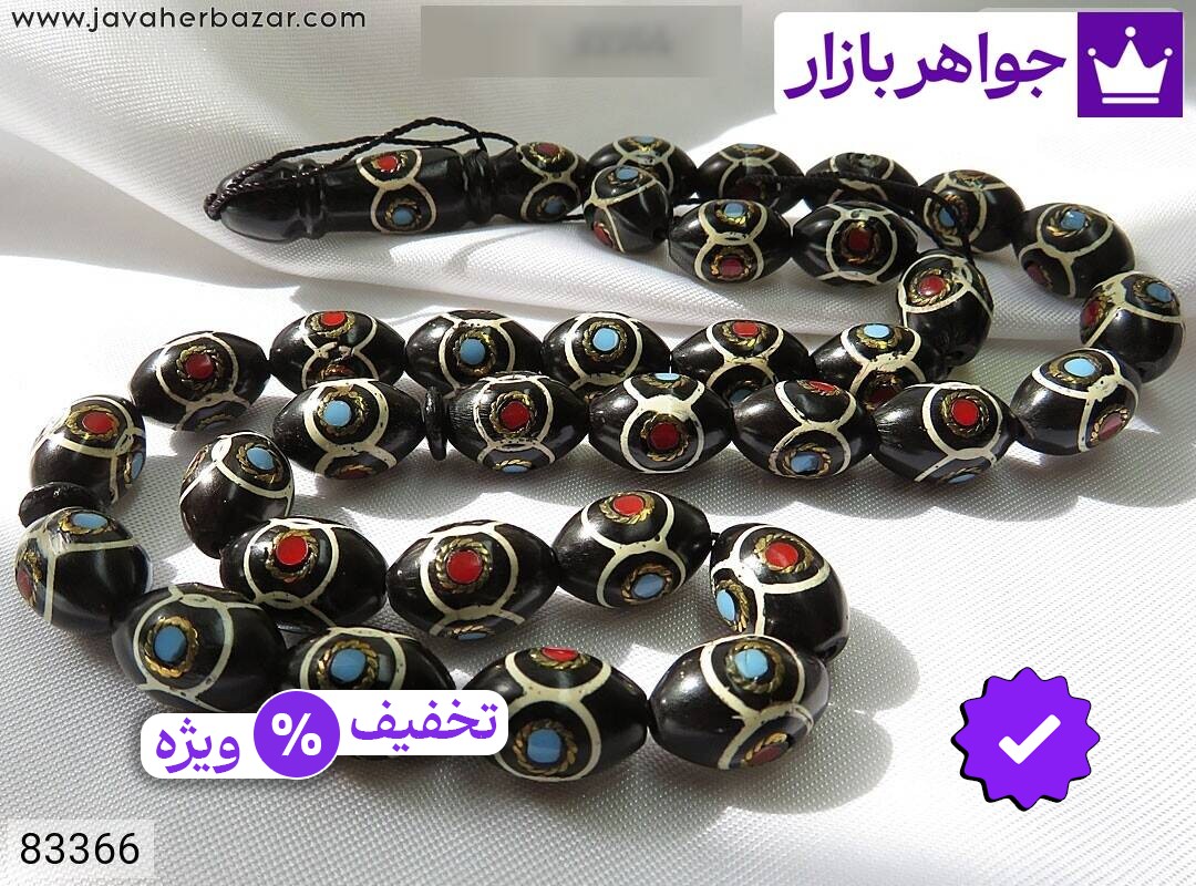 تسبیح کوک کشکول 33 دانه مرصع کاری