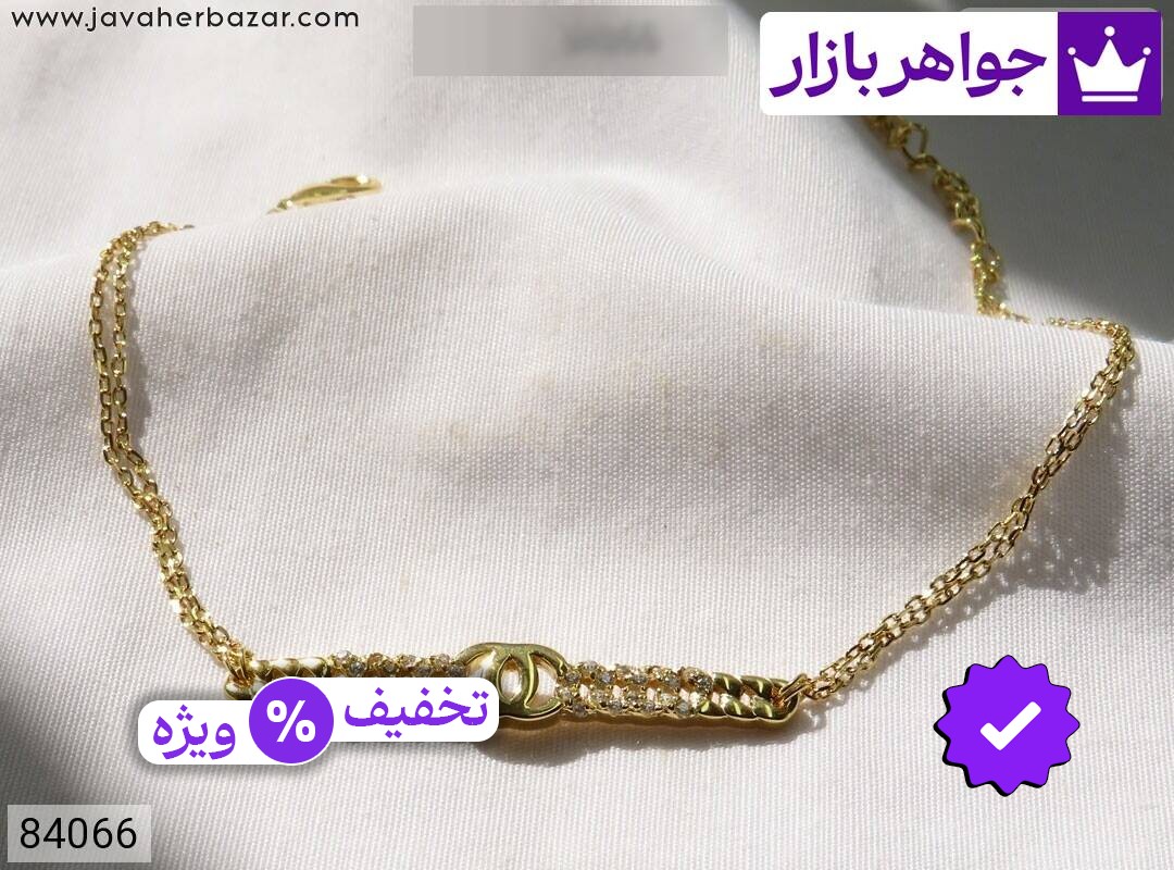 دستبند نقره جذاب زنانه ظریف