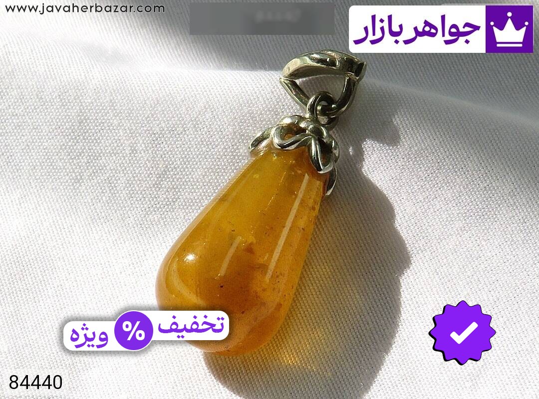 مدال نقره کهربا بولونی لهستان خاص زنانه