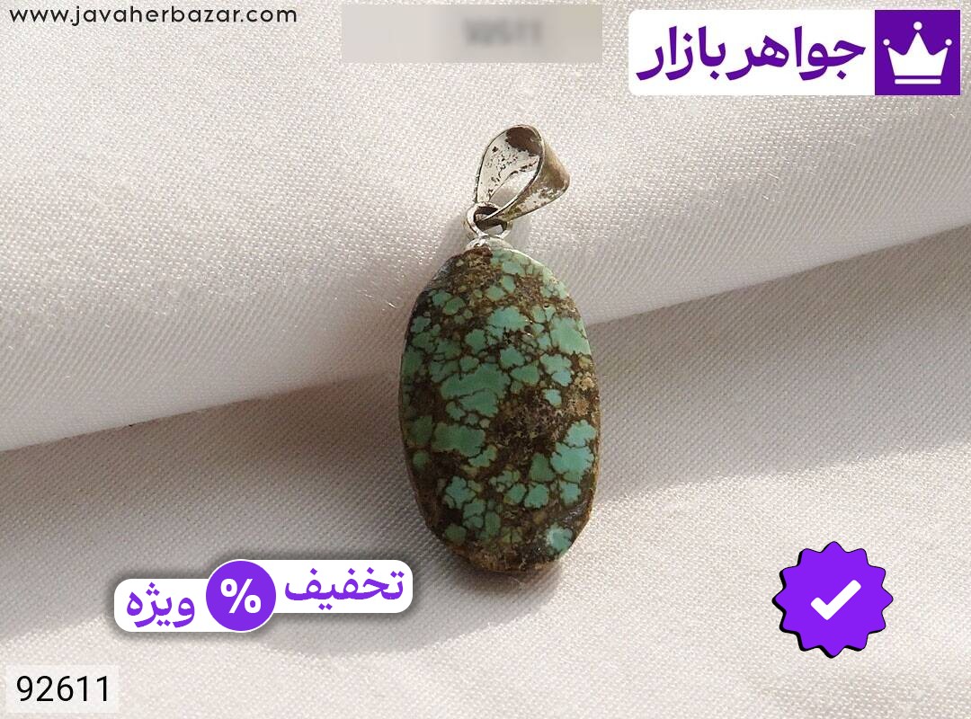 مدال فیروزه دامغان زیبا رنگ تقویت شده