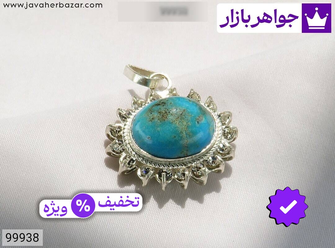 مدال نقره فیروزه کرمانی طرح نسترن زنانه