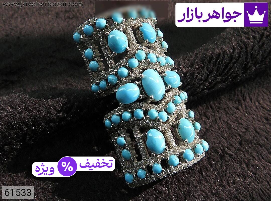 عکس انگشتر فیروزه نیشابوری عجمی زنانه