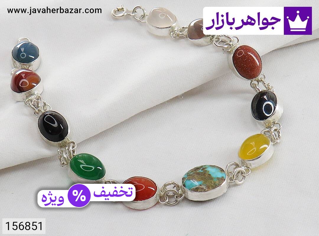عکس دستبند فیروزه زنانه