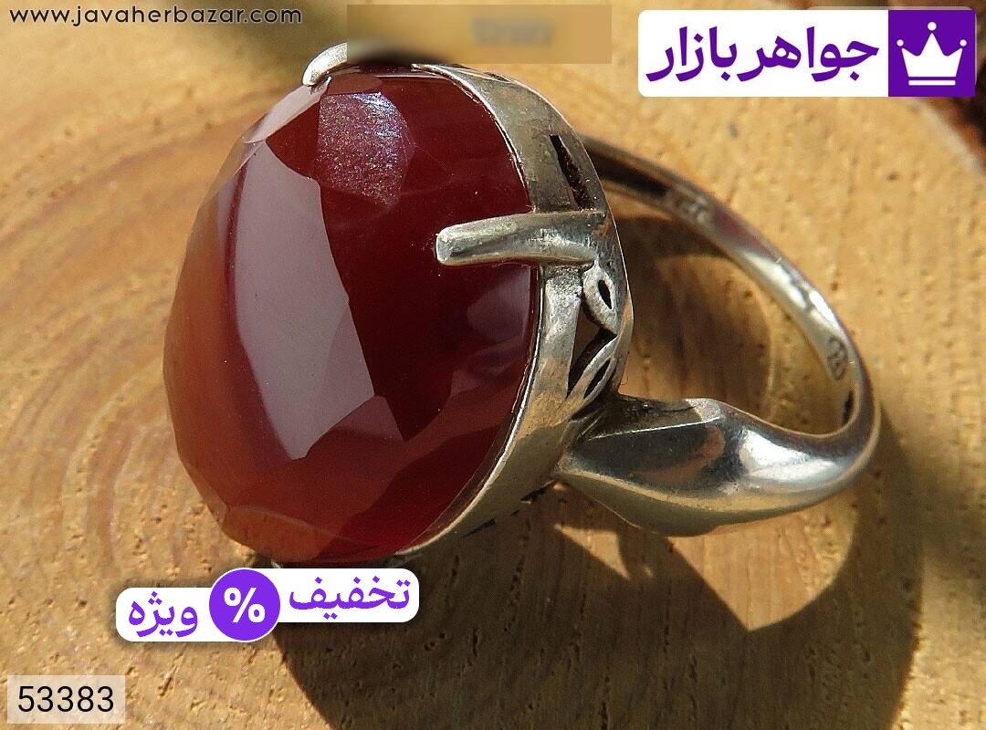 عکس انگشتر عقیق یمنی زنانه
