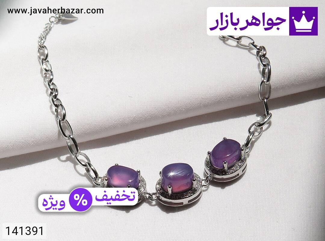 عکس دستبند عقیق یمنی زنانه عکس دستبند عقیق یمنی زنانه